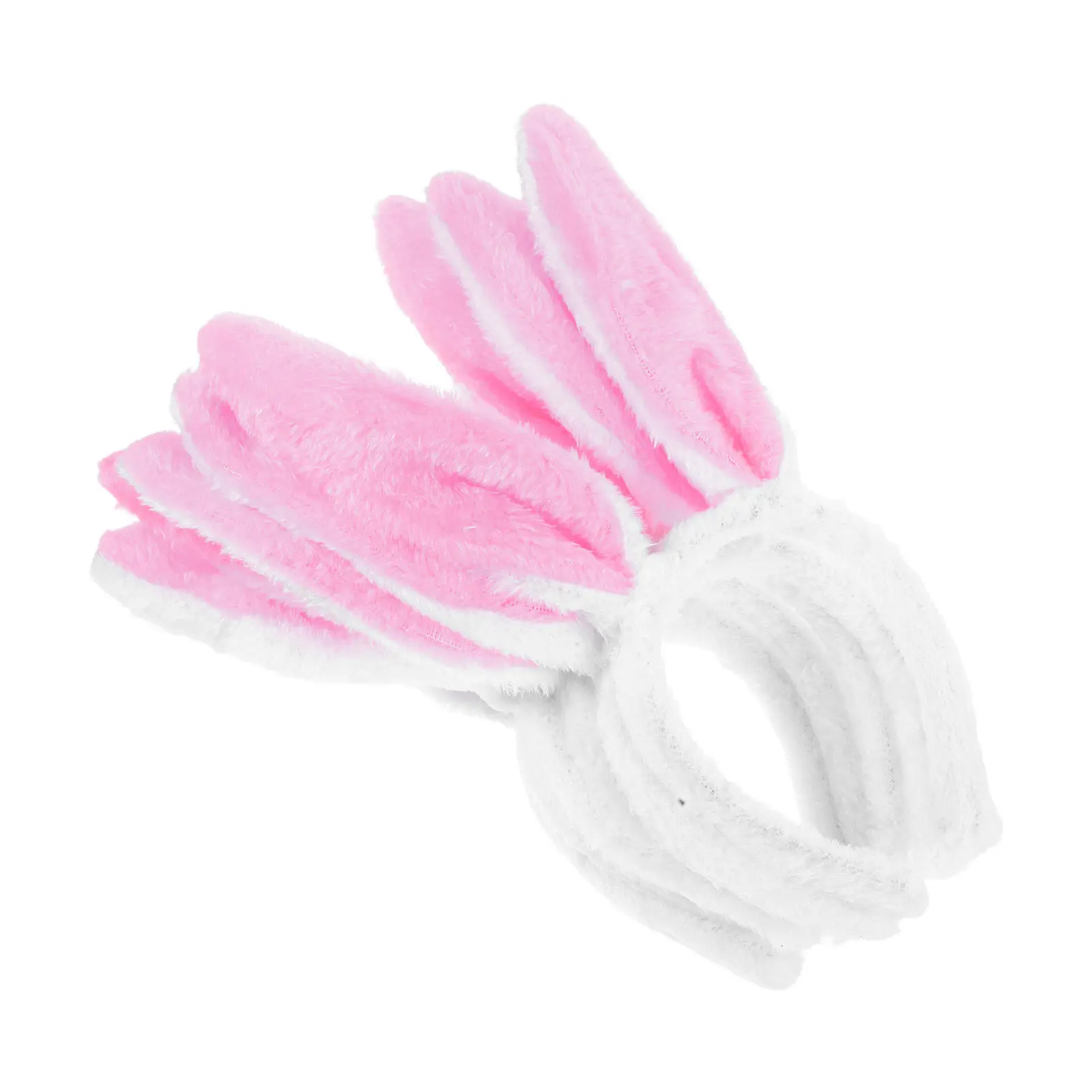 

6Pcs Rabbit Ear Hair Bands Soft Comfortable Headbands Party Supplies Festival Cosplay Hair Accessories Bunny Dress Up Animal