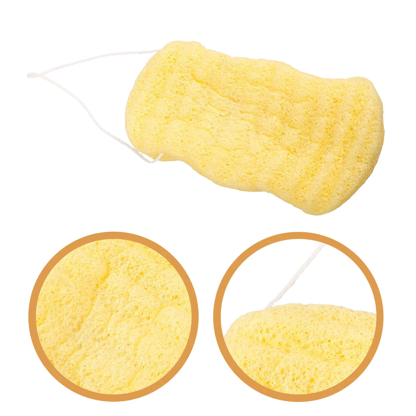 

High Density Bath Sponge Large Surface Area for Effective Body Exfoliation Gentle Skin Cleansing Portable Shower Tool Household
