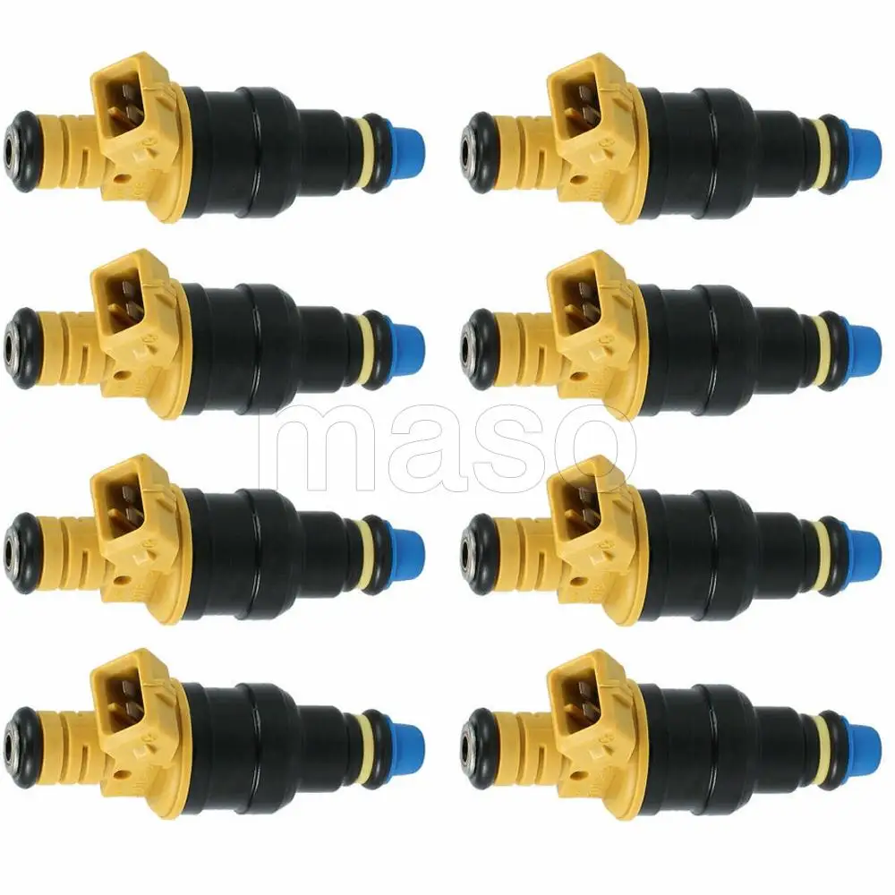 8 Pcs Fuel Injector for Ford E-150/E-150 Club Wagon 2003 5.4L V8 0280150909, 0280155715 6