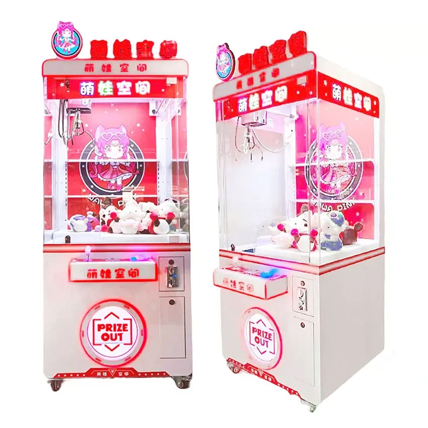 Factory Direct Sell Kit Small Coin Operated Crane Mini Toy Electronic Game Claw Arcade Machine for Sale Coin Pusher Carton Box