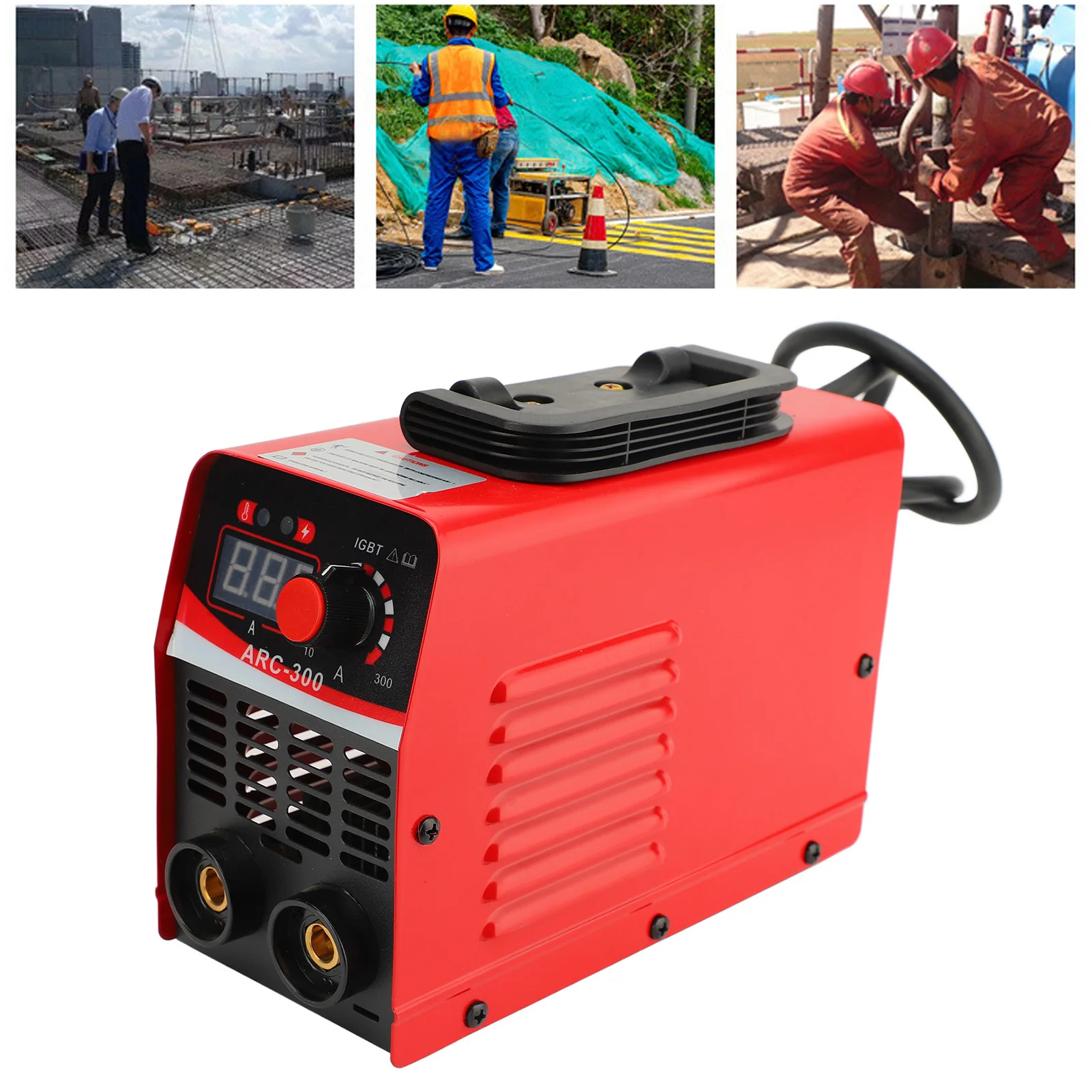 

Inverter Welding Machine Set 20‑160A Portable Mini Welder 6500W IP23 ARC300 Red Inverter Welder 160A