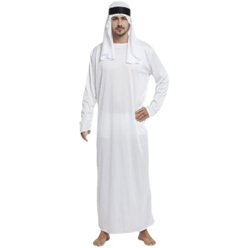 Arabian Prince King Costume for loween Middle East Performance Dubai Prince S epherd Outfit Traditional Ethnic Stage...
