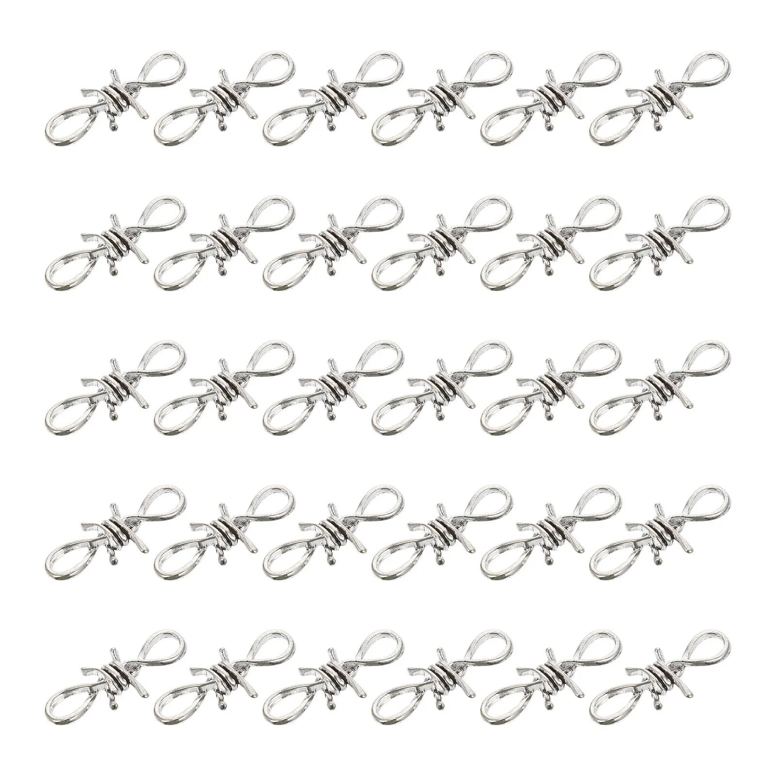 

60pcs Zinc DIY Diy Jewelry Making Accessories Jewelry Accessories Necklace Charms Bracelet Findings for Hand Chain Waist Chain