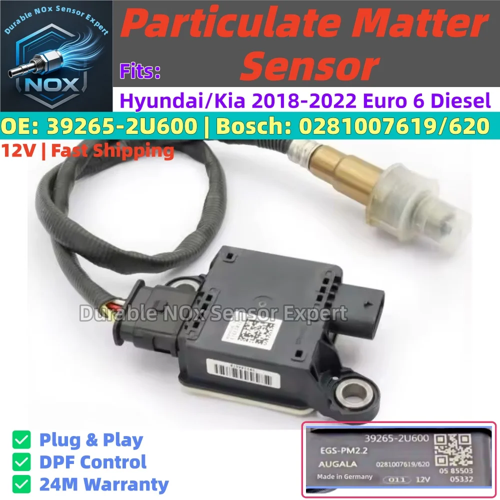 PM Particulate Matter Sensor 392652U600 0281007619 DPF Exhaust Sensor for Hyundai Kia