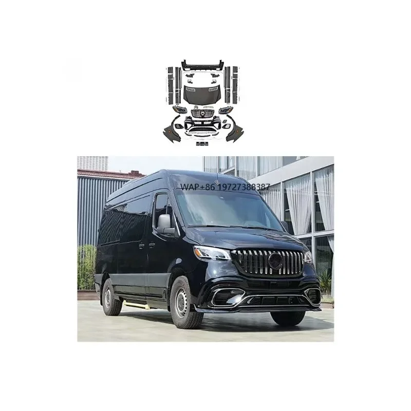 Facelift Auto Accessories for  Sprinter 906 2009-2017 Upgrade to 907 2018-2024 BODY Kit