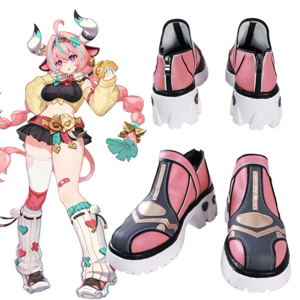 

2025 NEW Genshin Impact Varesa Cosplay Game Shoes Costume Accessories Props Anime Halloween Costumes for Woman Shoes