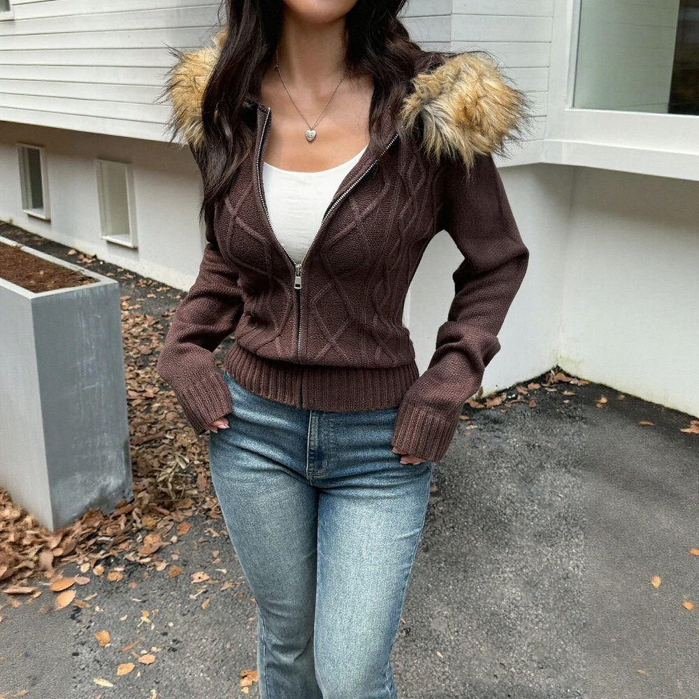 

Женский осенне-зимний свитер с круглым вырезом и длинными рукавами, однотонный, повседневный, удобный, дышащий, модный трикотажный топ