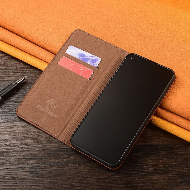 Lederen Magnetische Telefoon Case Voor Infinix Note 12 12i 11 11i 11s 10 Pro VIP G96 NFC 5G Portemonnee Flip Cover Cases