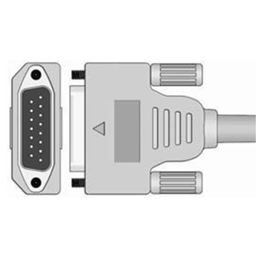 Oxygen spo2 connector for Nihon kohden Fukuda Shlier Kanz  patient monitor EKG machine