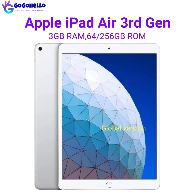 96% New Original Apple iPad Air 2019 iPad Air 3rd Gen 64/256GB ROM 3GB RAM 10.5'' A12 Bionic 8134 mAh IPS LCD 8MP iOS Tablet