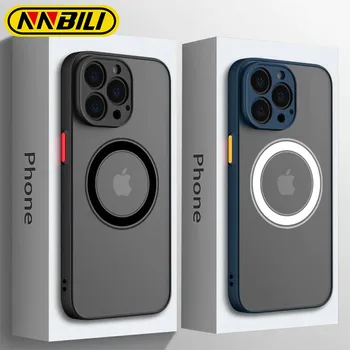 Coque de charge sans fil Magsafe, luxe, 256 magnétique, iPhone 16 15 14 13 11 12 Pro Max Plus XS Max Poly X Armor Cover Funda