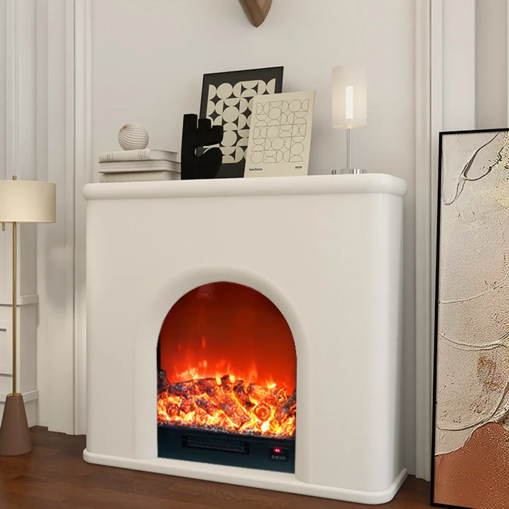 

Имитация камина, шкафчик с рисунком пламени, обогреватель для французского камина в американском стиле