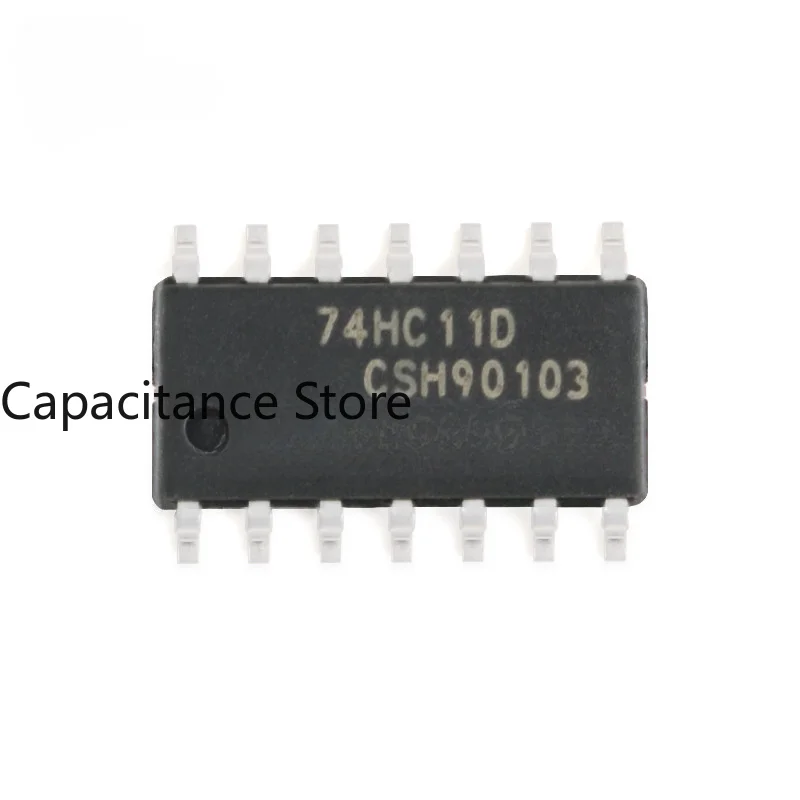 10PCS Original Genuine 74HC11D, 653 SOIC-14 Triple 3-input And Gate Chip  Logic