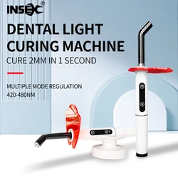 1 Second Dentistry Equipment Orthodontic Composite Curing Light LED Cure Lamp High Power 2200mW/cm²