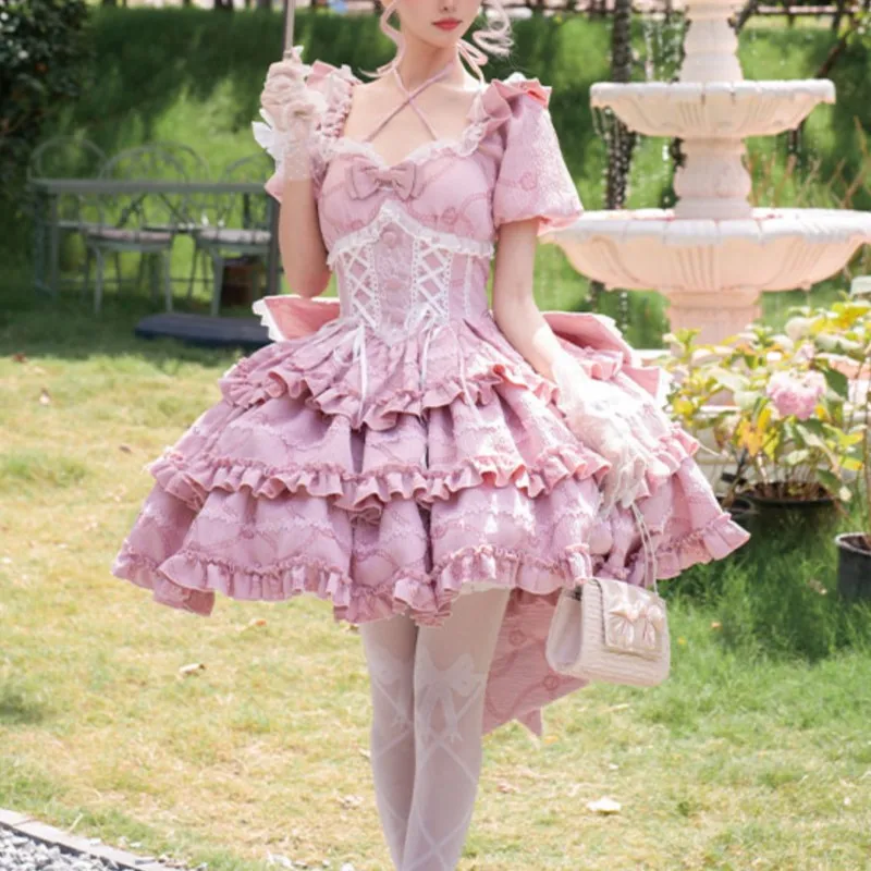 Lolita Style Wear Dress gonna corta da donna Pettiskirt