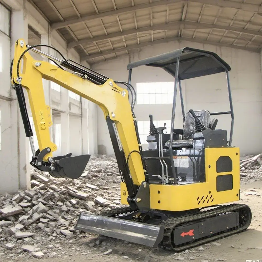 

2 Ton Hydraulic Mini Excavator Agricultural Orchard 1 Ton Trench Small Digger 2000 Kg Diesel Home Use Mini Excavator Customized