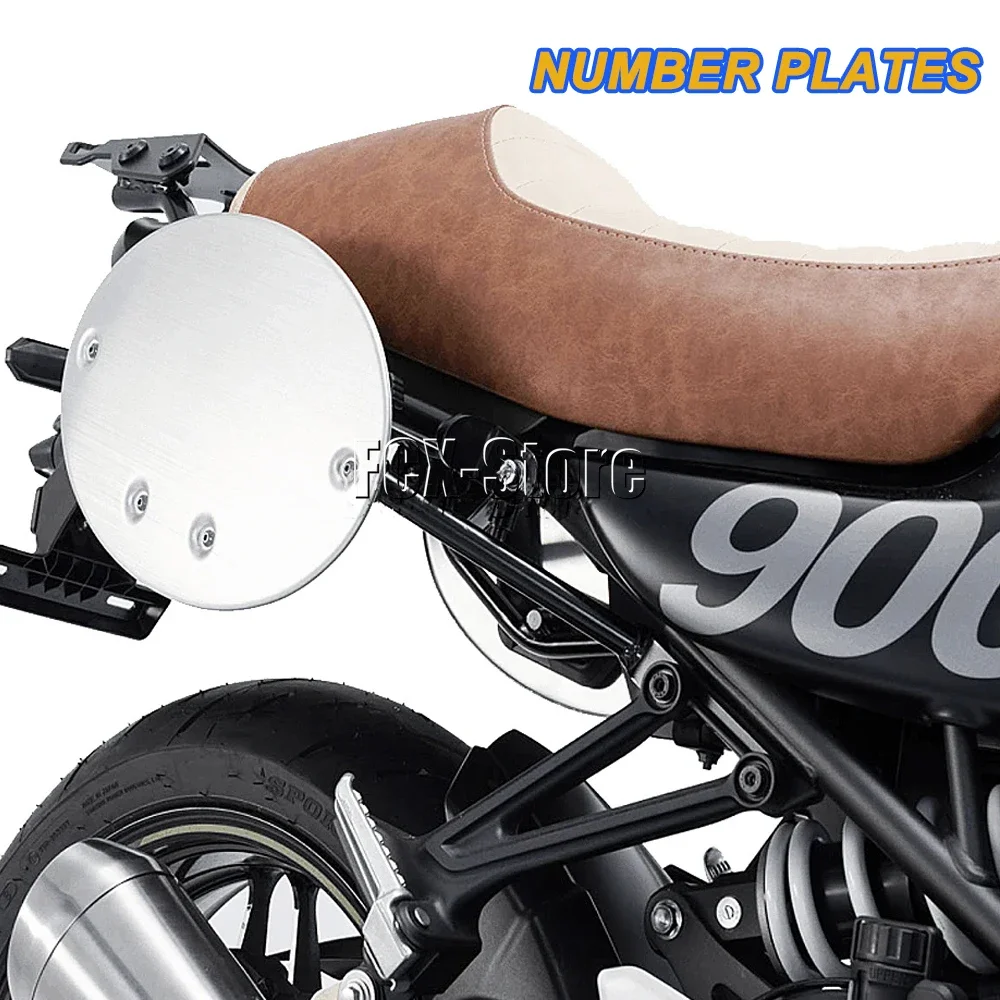 New Accessories Side Number Plate Aluminum Silver Panel Protector For YAMAHA XSR700 XSR 700 2021 - 2023 XSR900 XSR 900 2022 2023