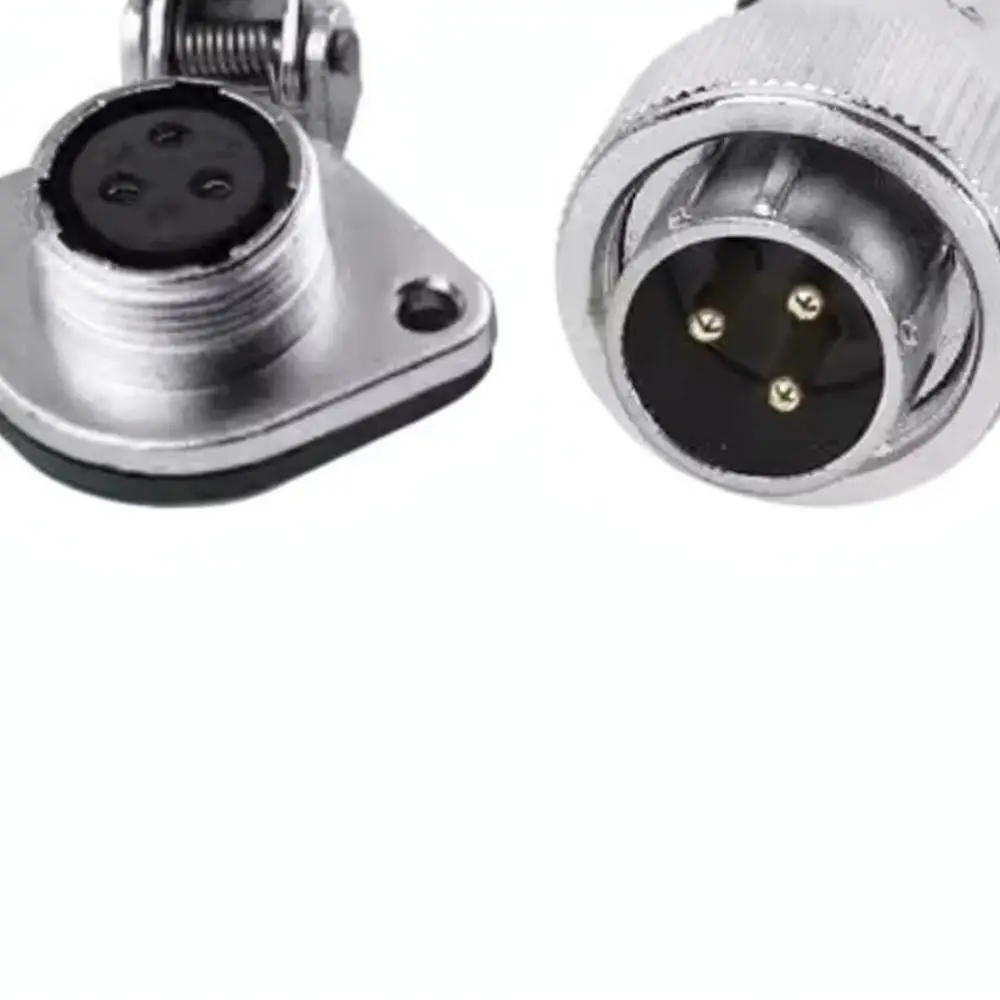 WS16 Connector Aviation Plug Electrical Socket Flange Mount Waterproof Dustproof Cover For ZHQCN Industry Power System