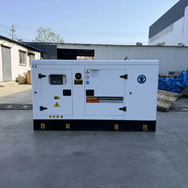 Weatherproof Canopy Diesel Genset UV Rain Dust Protection All Weather Outdoor Operation Scenic Area Street Temporary Power