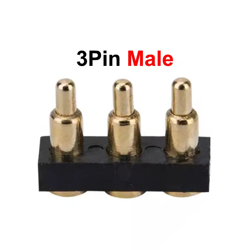 Cltgxdd 1PCS Male Female Pogo Pin Connector Pogopin Battery Spring Loaded Contact SMD DIP Needle PCB 2 3 4 Pin 2.54mm Pitch - Image 5