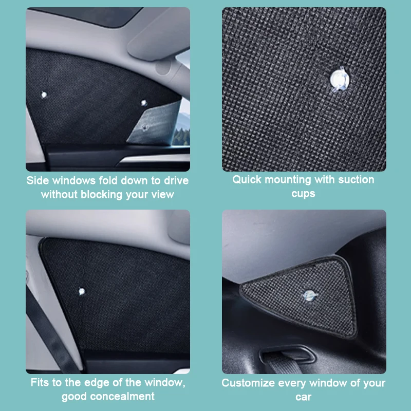 مظلات شمسية بتغطية كاملة لسيارة تويوتا سيينا XL30 MK3 (2011-2019) وواقي شمسي وواقي نوافذ لحماية السيارة. #6