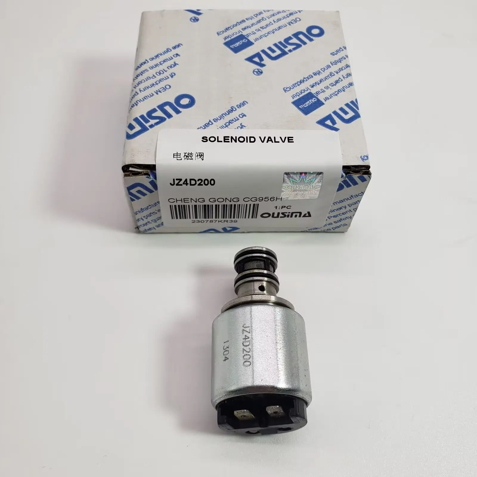 Válvula Solenoide JZ4D200 para CHENG GONG CG956H para Piezas de Motor de Maquinaria