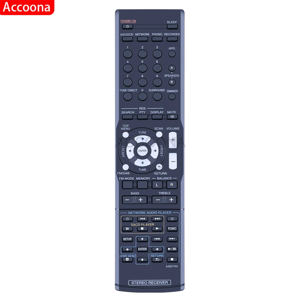 Remote Control For Pioneer AXD7744 SX-20DAB-K SX-20DAB-S SX-20-S