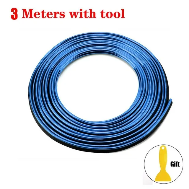 Universelle Auto-Zierleisten Flexible Streifen 5M/3M/1M Innenraum Auto-Verkleidungen Autoabdeckung Armaturenbrett Tür Auto-Styling