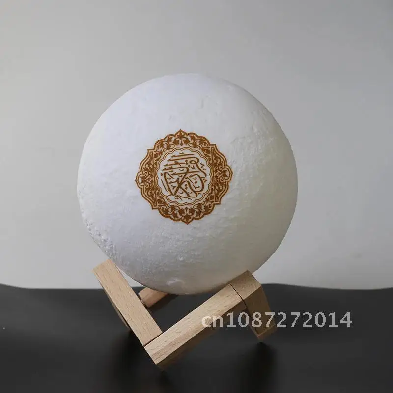 Altoparlante Bluetooth Quran Control Remote Colorful Small Moonlight LED Night Light Lamp Wireless con Radio FM
