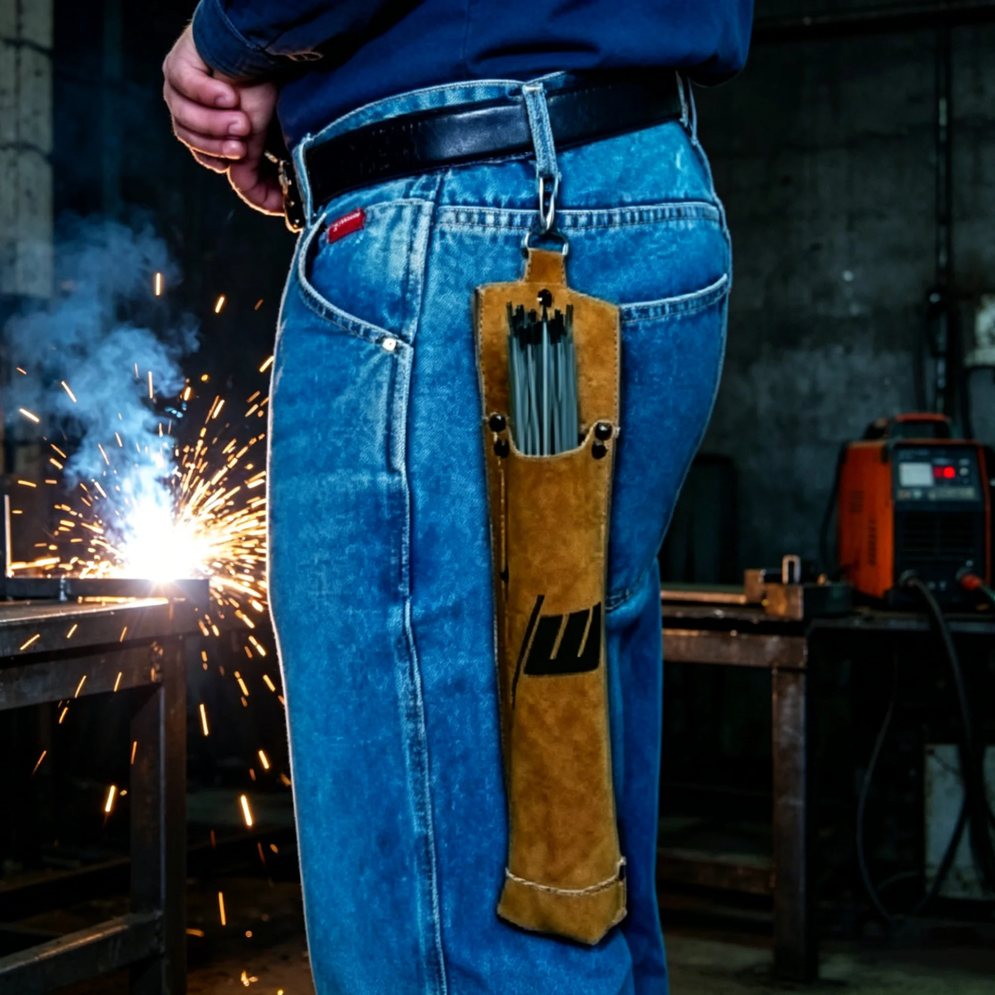 Welding Rod Bag Welding Wire Electrodes Container Wear-resisting Holder Welder Tool Storage Bag High Temperature Resistance
