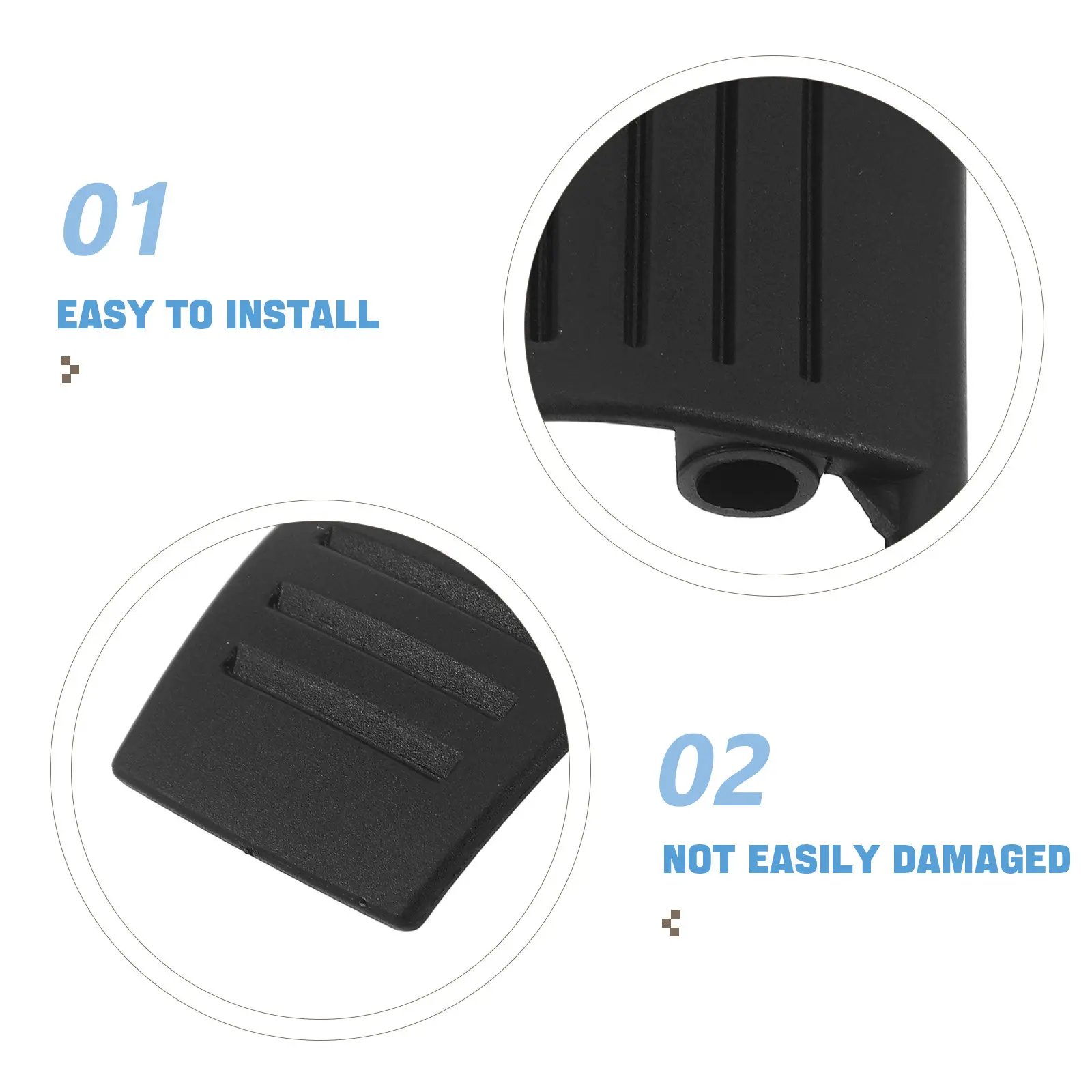2Pcs Car Rear Sunshade Hook Enhanced Stability Interior Rear Door Curtain Hook Compatible 2012-2018 A6L C7 Q5 Sunshade