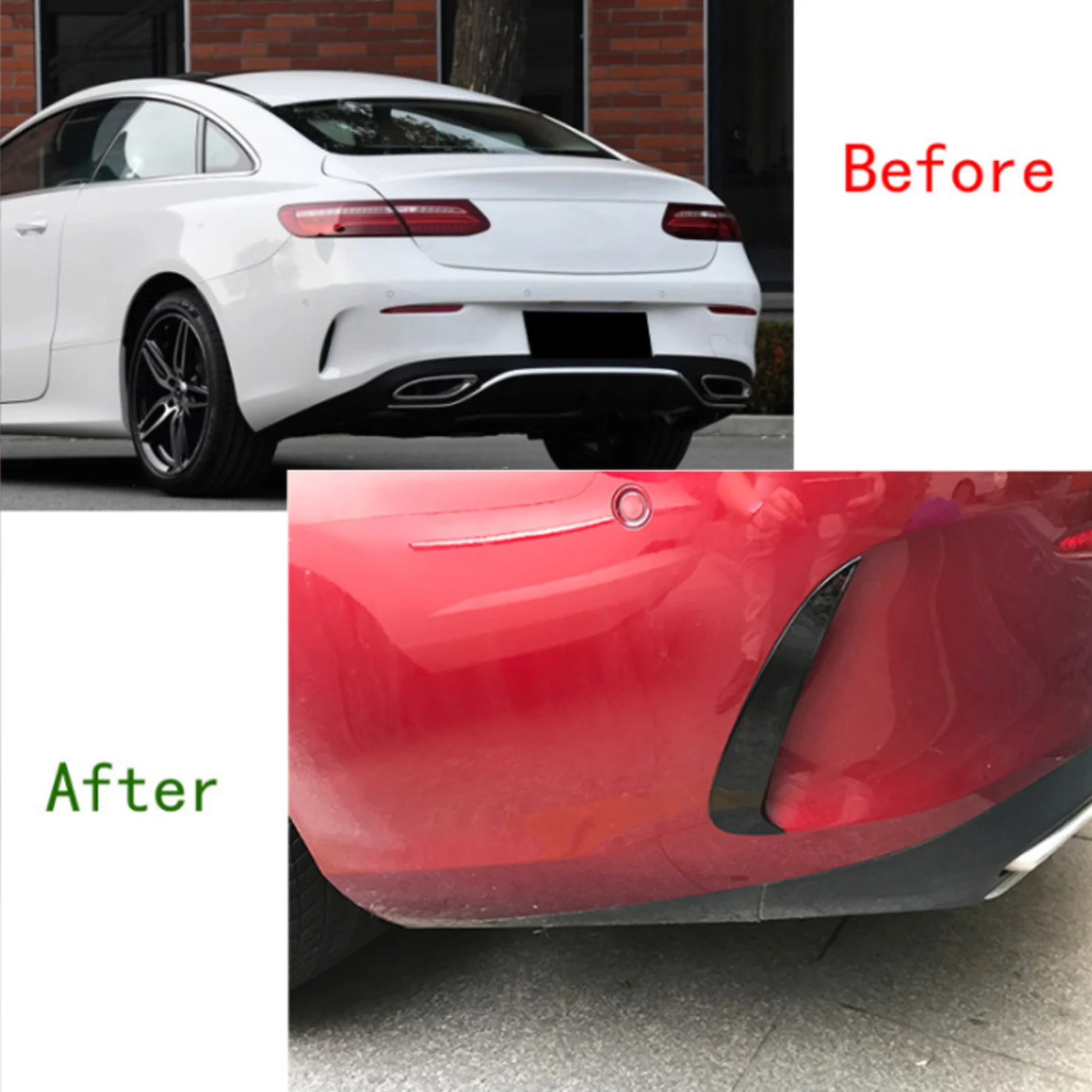 المصد الخلفي غطاء فتحة التهوية منفذ الكسوة لاستبدال مرسيدس بنز E-Class كوبيه C238 W238 المصد تنفيس الهواء المفسد