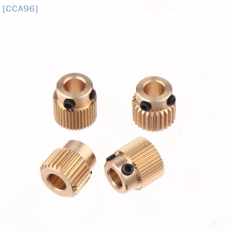 5 ชิ้นทองเหลือง Extruder ล้อ 26/40 ฟันเกียร์สําหรับ Creality CR-10 10 วินาที S4 S5 Ender 3 / Pro / V2 3D ชิ้นส่วนเครื่องพิมพ์อุปกรณ์เสริม