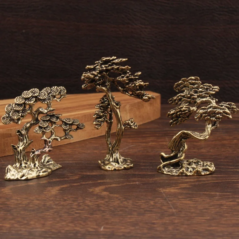 Bienvenido para invitados, figura de decoración del hogar, árbol, pino, grullas, adornos, muebles para el hogar, regalos de oficina, adornos decorativos