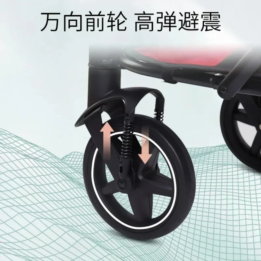 

new Pet Stroller Foldable Dog Transporter Outdoor Travel Dog Cat Trolley Walking Separable Pet Carrying Bag Bearing Weight 35KG