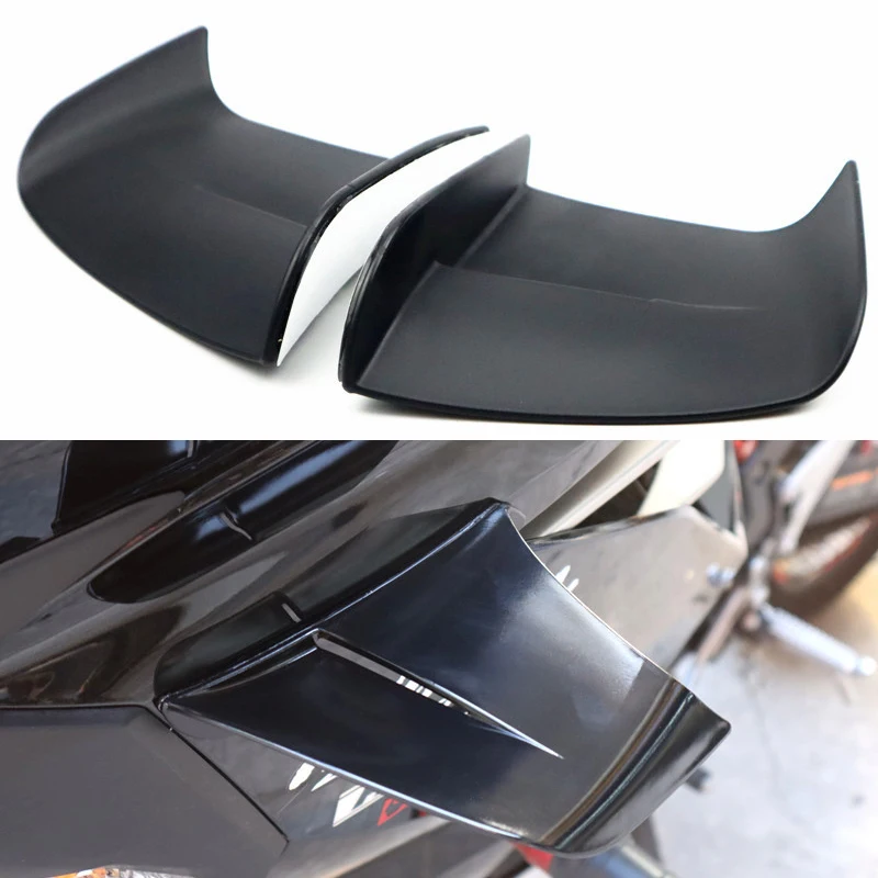 

Motorcycle Spoiler Wing Aerodynamic Winglet Fit For KAWASAKI NINJA250 300 400 Fit For BMW YAMAHA HONDA DUCATI CFMOTO Universal
