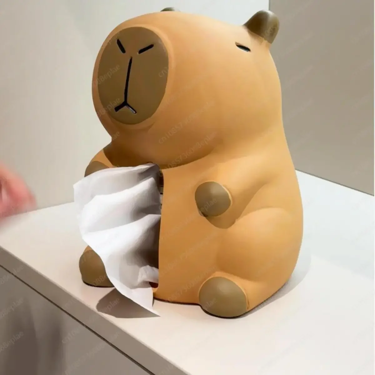 

Tissue Box Advanced Sense, Kapibara Tissue Box, Living Room Coffee Table Desktop Storage Box, Entrance Decoration Ornament Home