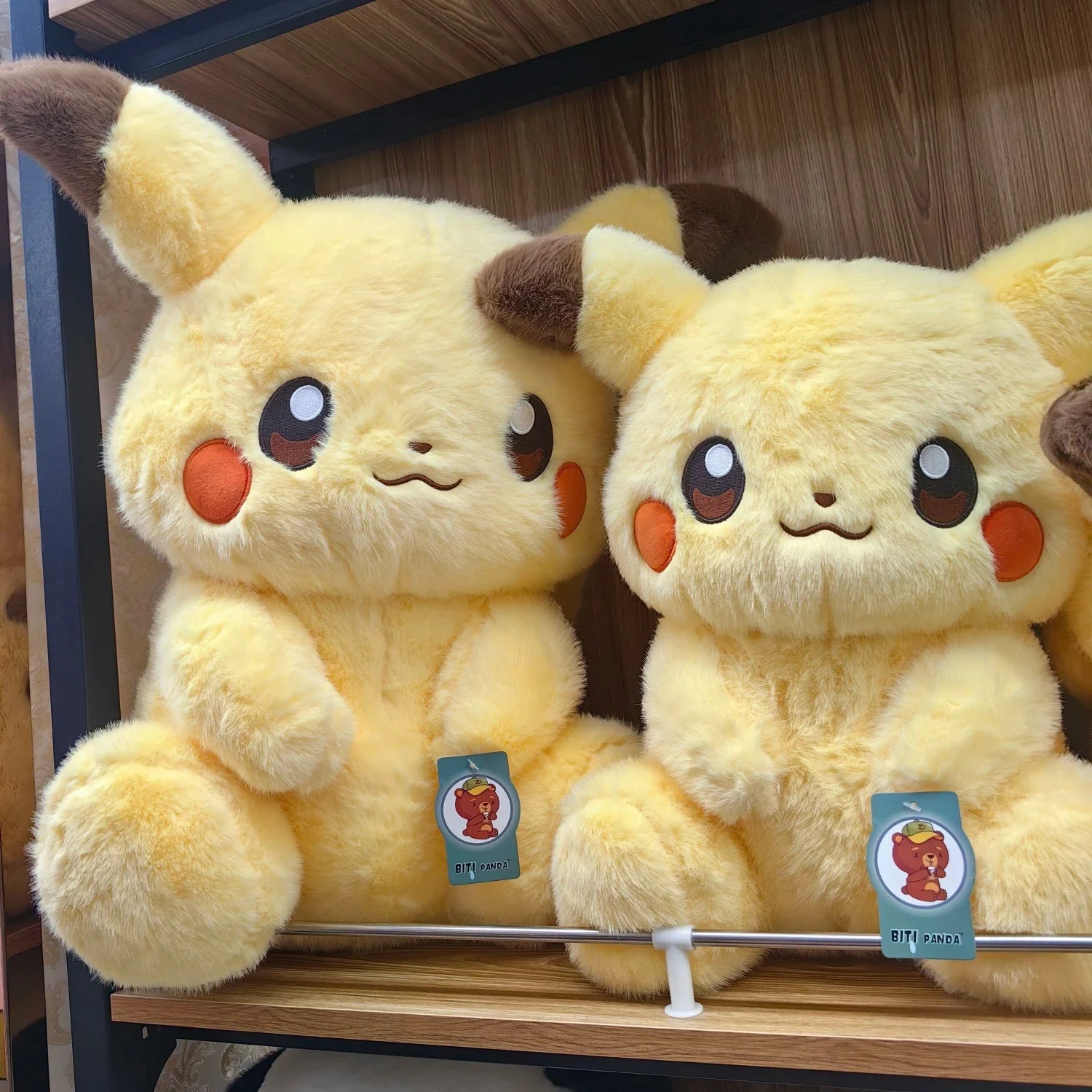 

Soft Fluffy Pikachu Plush Toy Cute Stuffed Anime Kawaii Chubby Pikachu Plushies Japanese Style Doll Sofa Bed Home Decor Gifts