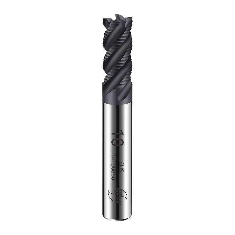 1 pz YG 4 flauto fresa a spirale ondulata in acciaio al tungsteno emc11horif6 8 10 12 acciaio inossidabile speciale