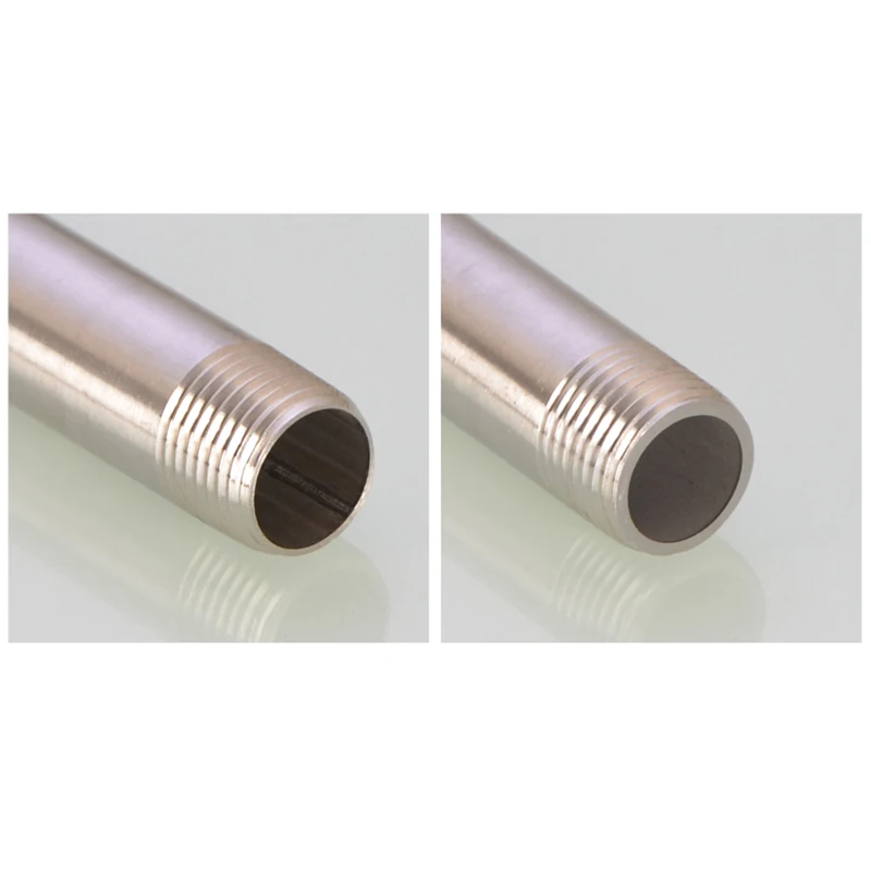 1 Stuks 1/2 "~ 1" 201 Roestvrijstalen Buisindustrie Olie Water Gas Draad Verlengingspijp