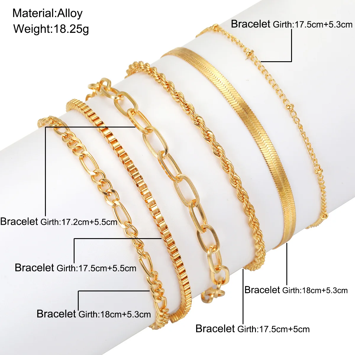 Thumbnail 3 - #48 Chain Link Bracelets Price Drop Alerts