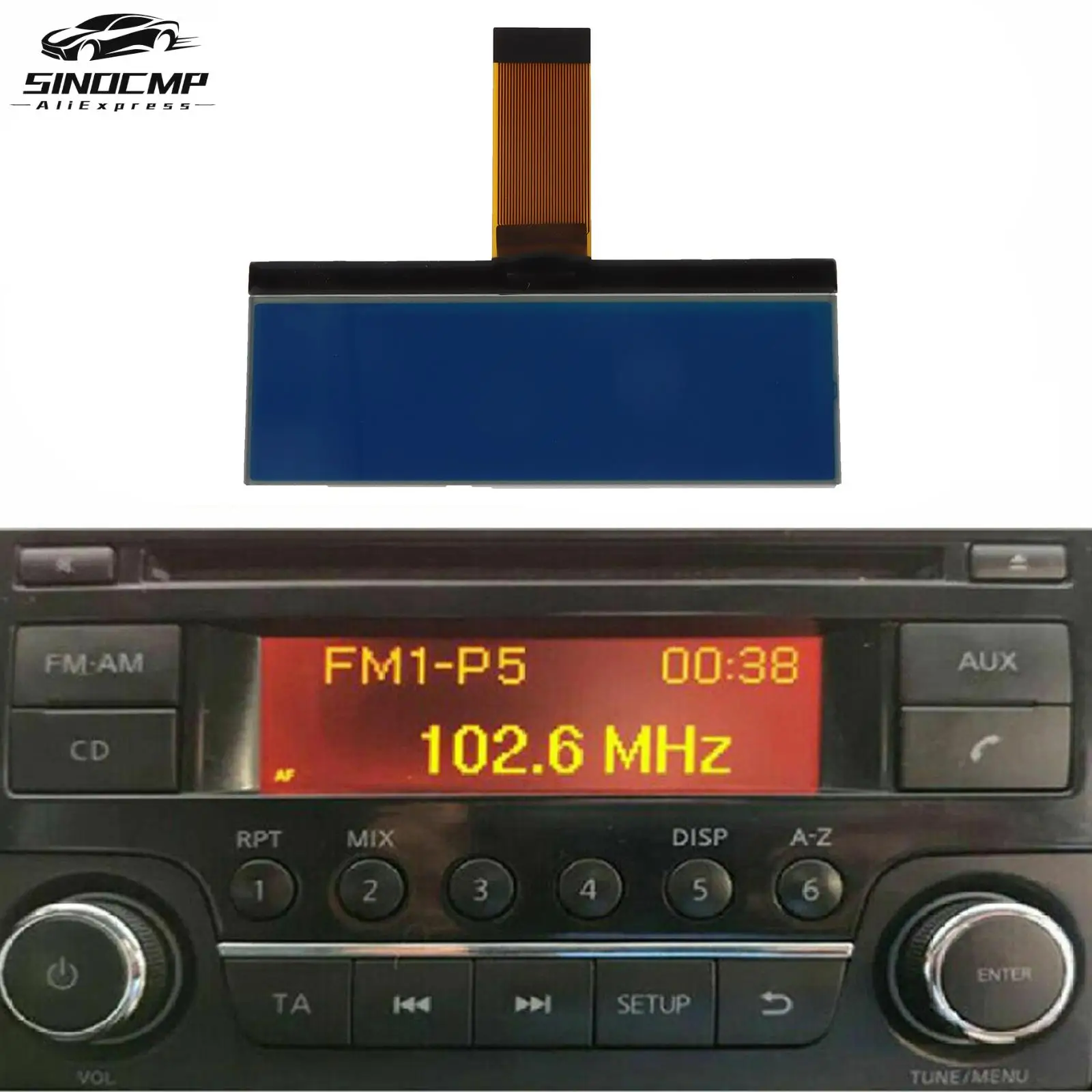 

LCD Display Navigation Touch Screen For Nissan Dualis Frontier Juke Navara Note Qashqai X-Trail Suzuki Equator Dashboard Screen