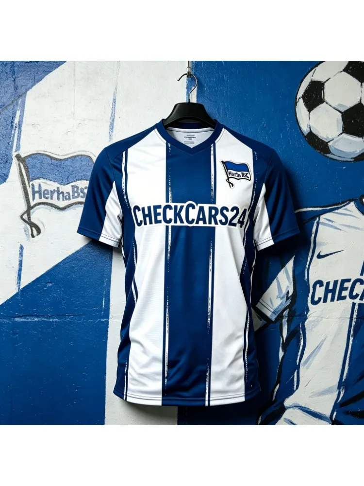 2026 Neues Casual Sport-T-Shirt für Herren und Damen Deutschland Hertha BSC Fußballtrikot Heim Auswärts Erwachsene Kinder Training Familien-Kinder-T-Shirts