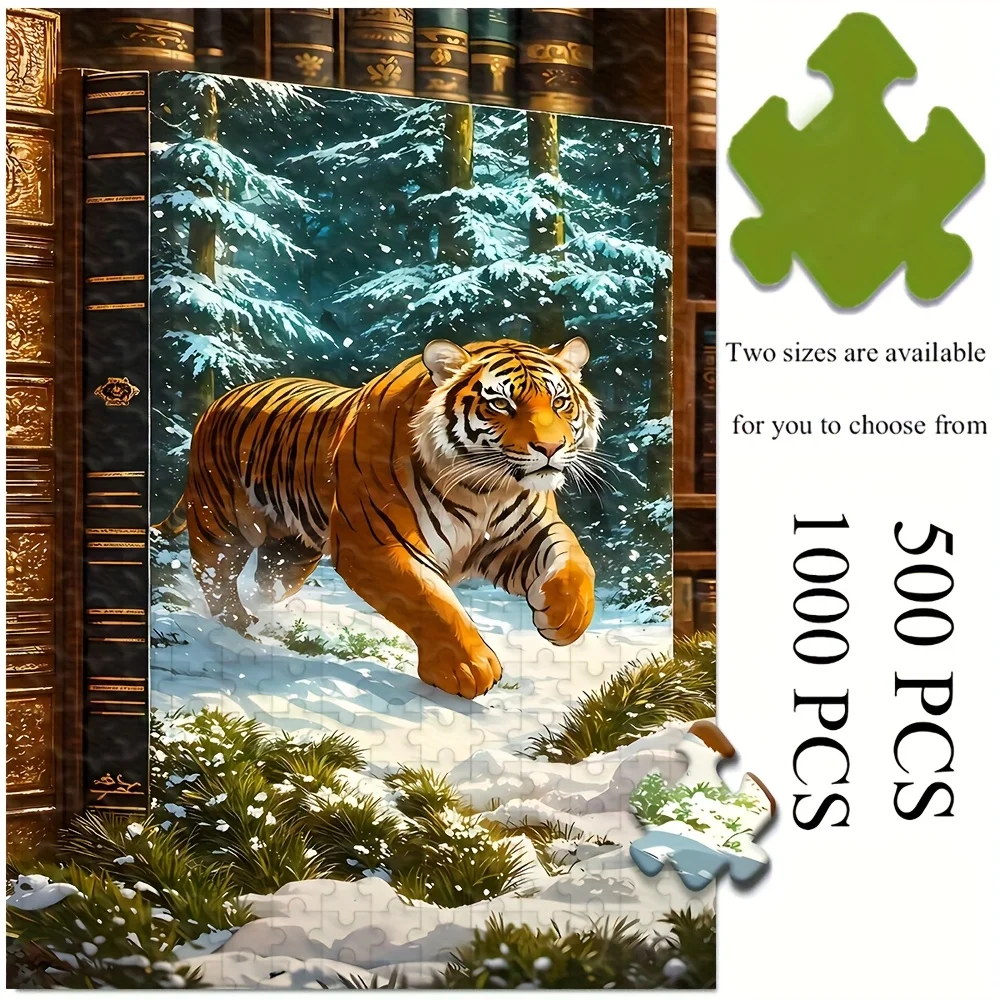 ปริศนาสำหรับผู้ใหญ่ 500/1000 ชิ้น |   เกมครอบครัวที่สนุกสนานและคลายเครียดคุณภาพสูง เหมาะสำหรับวันเกิด คริสต์มาส ฮาโลวีน และเป็นของขวัญ