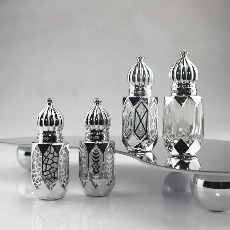10/30pcs Essential Oil Roll On Bottles 3ml 6ml Glass Roller Bottles Empty Refillable Bottles Perfume Containers Sample Test Vial