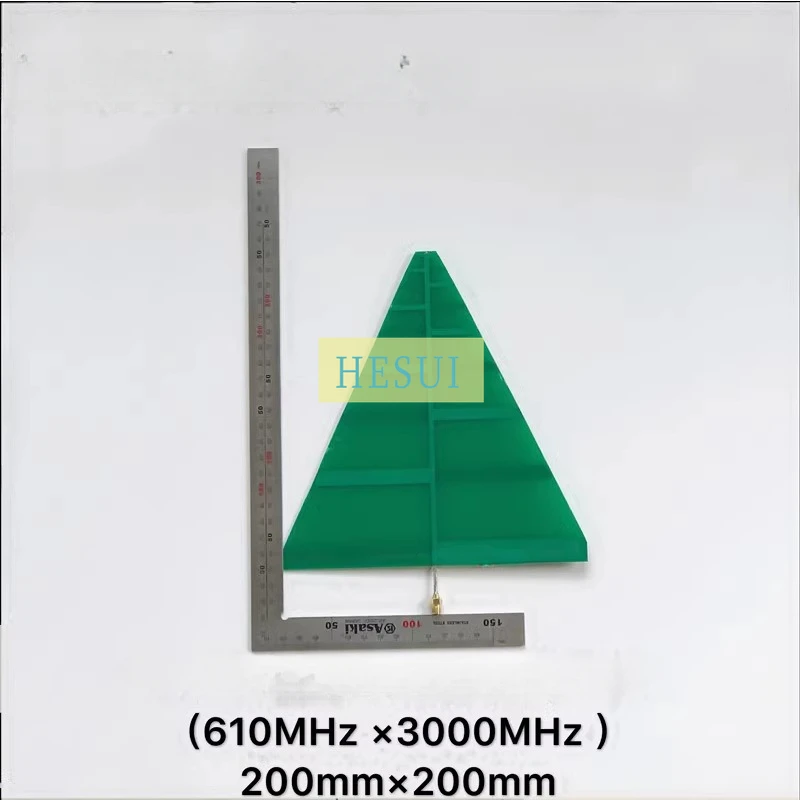 UWB ultra-wideband log-periodic antenna 610MHZ-3000MHZ