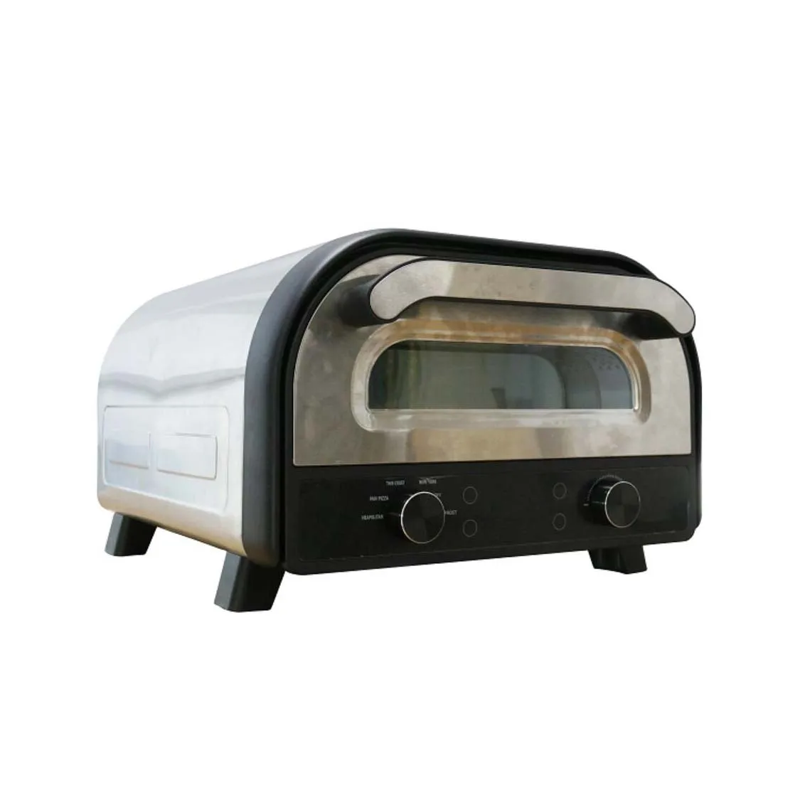 High Quality Automatic Rotating 12 Inch Electric Pizza Oven 2400W Stainless Steel Pizza Grill