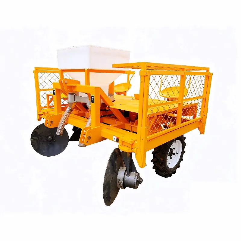 Large Scale Mechanized Cassava Planting Machine Complete Ridging Furrowing Fertilizing Seed Cutting & Soil Covering in One Run