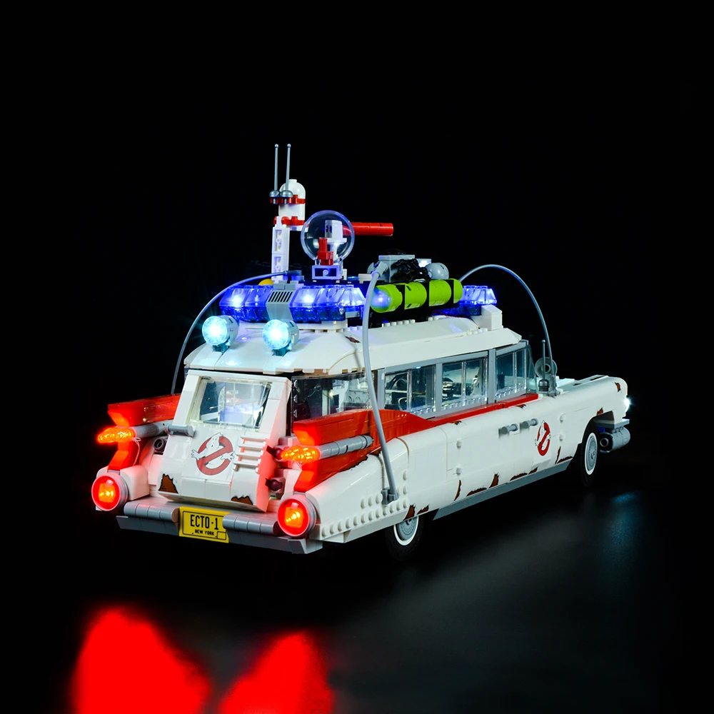 LED Light Set For 10274 Creator Ghost Busters ECTO-1 For ducational Car  Blocks  DIY Toys Set (Not Included Building Blocks)