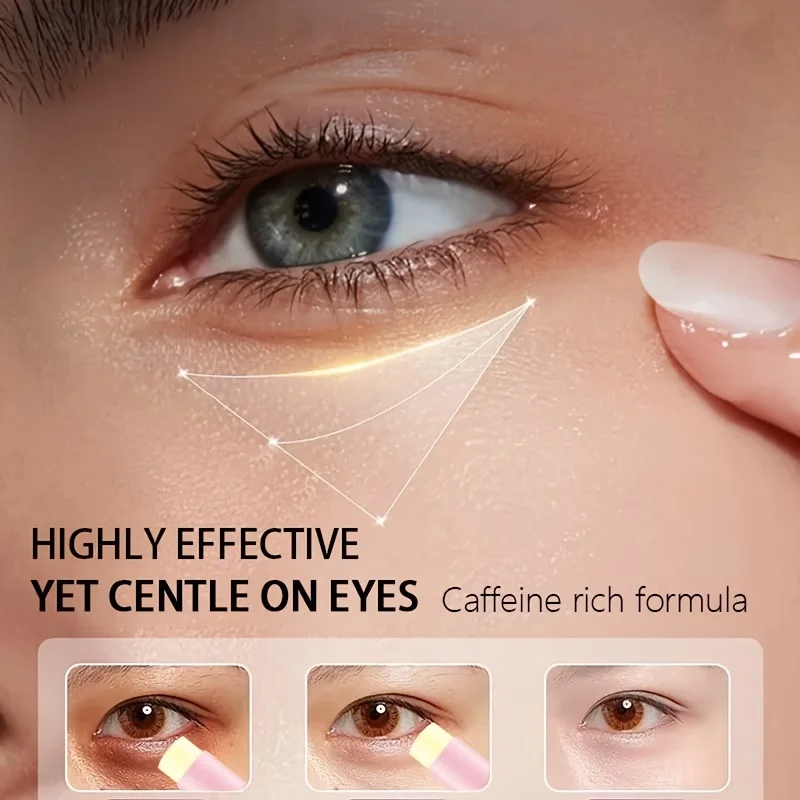 【Instant Lifting and Firming】Highly Concentrated Caffeine Firming and Nourishing Eye Cream Stick, Added with Collagen, Ceramide Np, Niacinamide, and Caffeine, the Texture Is Refreshing and Easy to Absorb, Instantly Lifts and Firms the Skin Around the Eyes - view 5